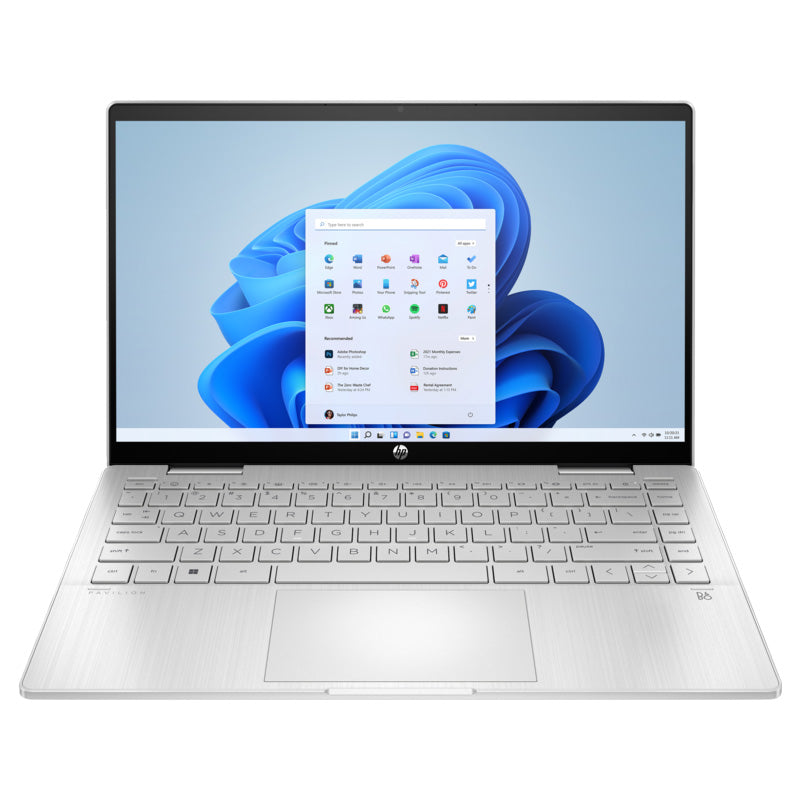 HP Pavilion x360 14-ek0112TU Intel Core i3-1215u 8GB  256GB  M.2 SSD  Intel UHD Graphics-UMA  Natural Silver 14" FHD IPS 250Nits x360 Touch-Display  Windows 11 Home  1 Year Warranty 712U4PA - Samazon
