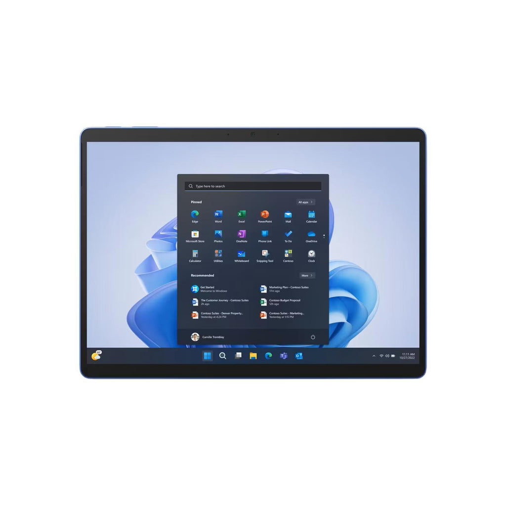 Microsoft Surface Pro 9 2-in-1, Intel Core i5-1235U, 8GB RAM, 256GB SSD, Intel Iris Xe Graphics, 13" PixelSense Flow, Win11, Sapphire - Refurbished - Samazon