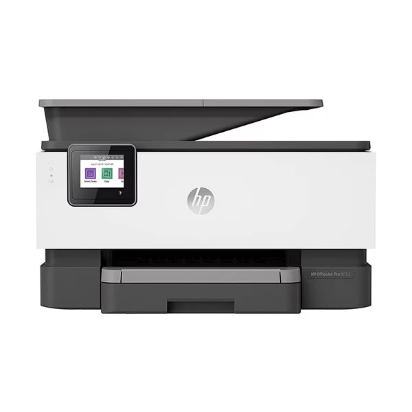 HP Office Jet Pro 9013 All-in-One Printer, Printer for Small medium business, Print, copy, scan, fax, Automatic document feeder, White|1KR49B