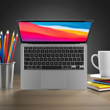 Apple MacBook Air 13" Display M1 Chip With 8 Core Processor  7 Core Graphics 8GB RAM  256GB SSD  English Keyboard (MGN63 )