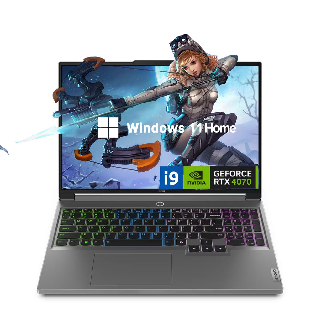 Lenovo Legion 5 16IRX9 - Intel Core i9-14900HX - 16Gb Ram - 1 TB SSD - Nvidia Geforce RTX 4070 8GB Graphics - 16" inch WQXGA 165Hz Display - RGB Keyboard - Windows 11 - Luna Grey