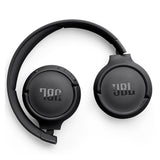 JBL Tune 520BT Wireless On-Ear Headphones Pure Bass Sound 57H Battery with Speed Charge  Lightweight and Foldable|Black