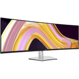 Dell Monitor U4924DW Ultra Sharp 49"inch Dual QHD Ultrawide USB-C Hub Monitor - CURVED LED Backlight,  Black -Grey