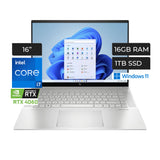 HP Envy 16-H1053Dx, Intel Core i7-13700H, 16Gb Ram, 1 TB SSD, Windows11, Nvidia RTX 4060 8Gb Graphics, 16" Wide Ultra XGA Touch-Screen, Natural Silver - Samazon