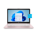 HP Stream 14-CB122 Laptop  Intel Celeron N4020 Processor, 4GB Ram , 64GB eMMC flash memory, Intel UHD Graphics 600 , Windows 11 , Rose Pink - Samazon