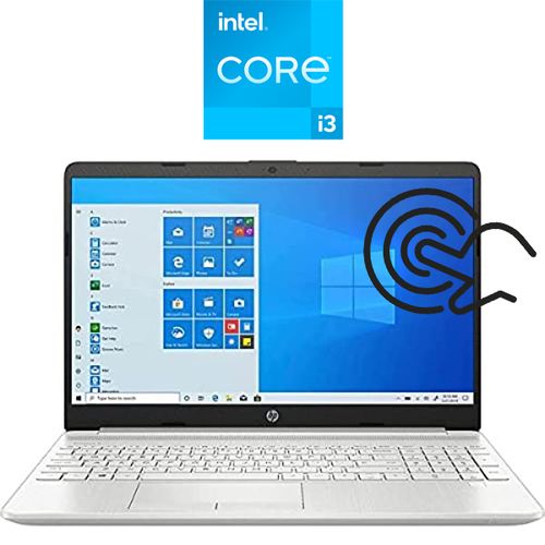 HP 15-DY2074NR TOUCH LAPTOP CORE I3 1115G4  8GB  256GB SSD  WINDOWS 10 HOME 15.6 INCH HD DISPLAY SILVER - Samazon