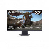LG 32-Inch QHD 1000R Curved Gaming Monitor with 180Hz Refresh Rate and Advanced Gaming Technologies ( 32GS60QC-B.AMAQ) - Samazon