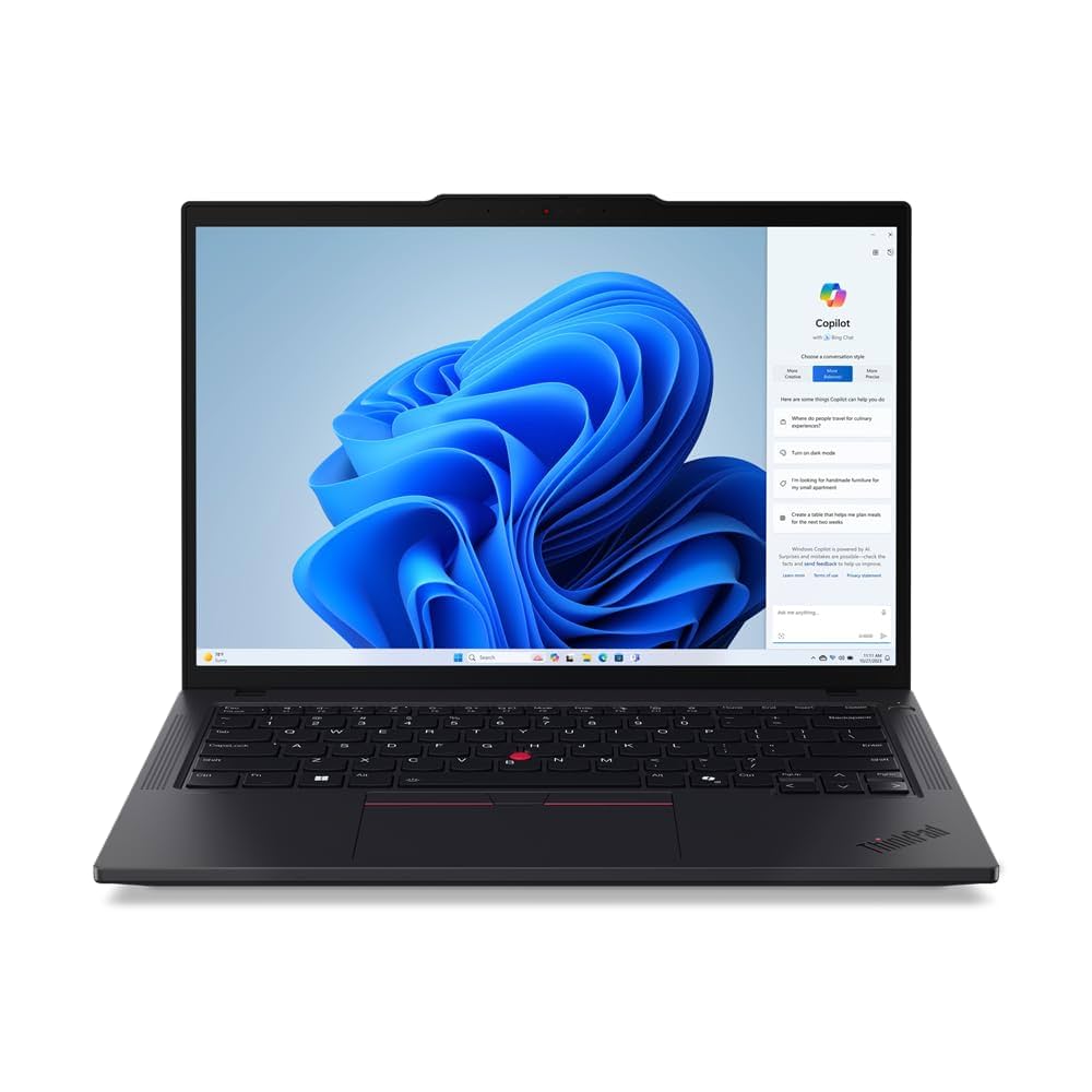 Lenovo ThinkPad T14 Gen 5 14" WUXGA Touch Display Intel Core Ultra 5 135U vPro 32GB RAM 512GB SSD Intel Graphics English Keyboard Windows 11 Black |