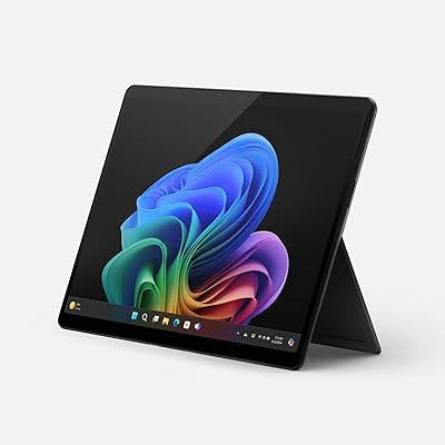 Microsoft Copilot+ PC Surface Pro Tablet 13" LCD PixelSense Flow Touch Display Qualcomm Snapdragon X Plus 16GB RAM 512GB SSD Qualcomm Adreno GPU Windows 11 Black