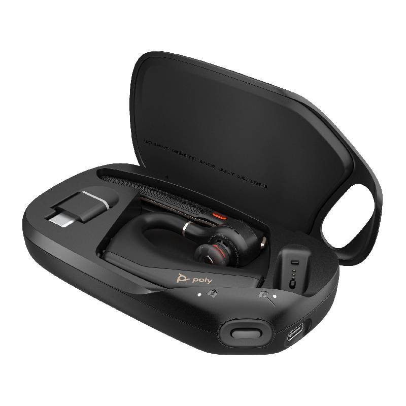 POLY Voyager Legend 50 M UC Bluetooth Headphones Smart Sensor Noise Cancelling Charging Case Black