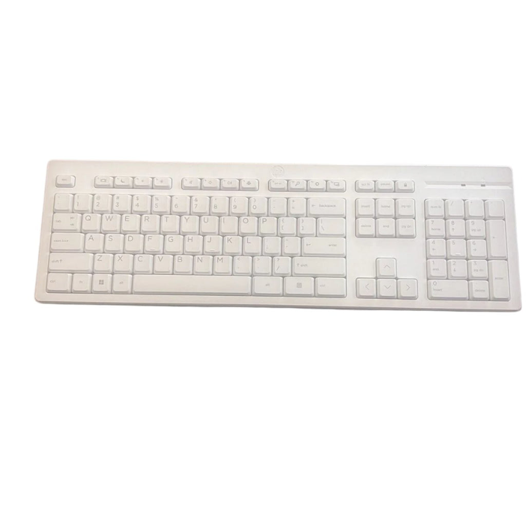 HP 125 Wired Keyboard USB M52961-L31 in White |TPA-L001K