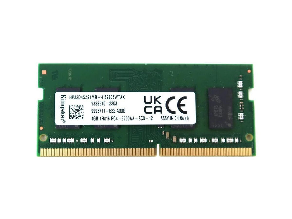 Kingston Laptop RAM 4GB x1 DDR4 3200MHZ  1RX16 PC4-3200A SO-DIMM  260P - Samazon