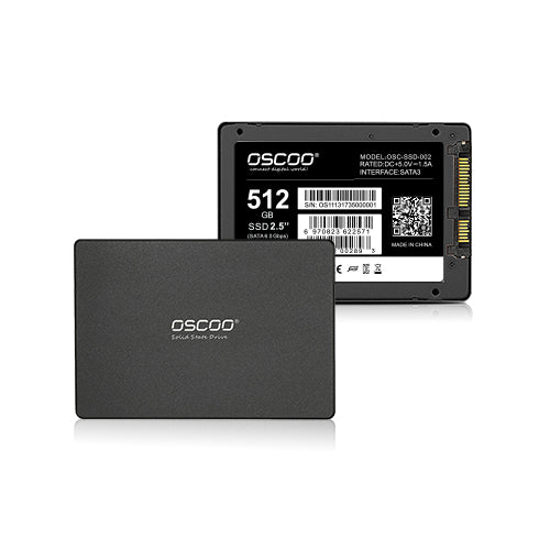 OSCOO SSD 512GB Internal Solid State Drive  SATAIII 2.5Inch Sata 6.0Gbps