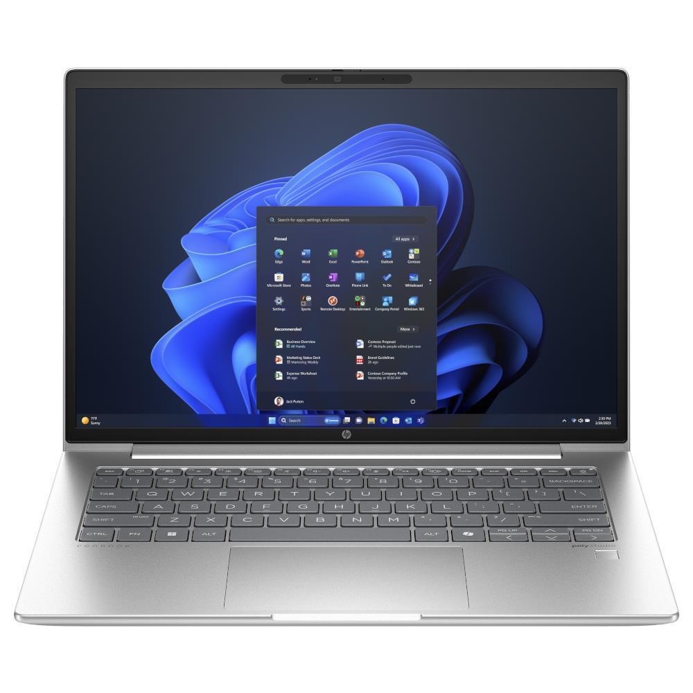 HP ProBook 440 G11 16" Display Intel Core Ultra 5 125U 16GB DDR5 Ram 512GB NVMe SSD Intel Graphics Finger print Reader Win11 Pike silver