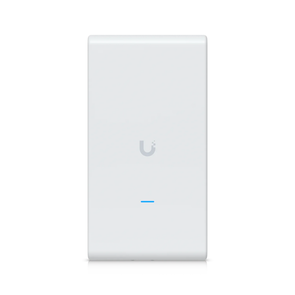 Ubiquiti Networks UniFi U6 In-Wall Access Point & 4-Port PoE Gigabit Switch 5.3 Gb/s Throughput, 1 x Gigabit PoE Uplink, In-Wall Mount, White | U6-IW