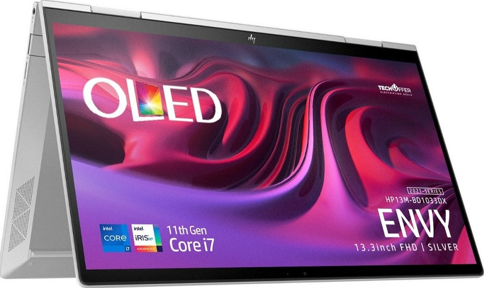 HP ENVY x360 Convert 13m-bd1033dx - Intel® Core™ i7-1195G7 , 8GB ,  512GB  SSD , Intel® Iris® Xᵉ Graphics ,13.3" OLED multitouch-enabled - Windows 11 - Samazon