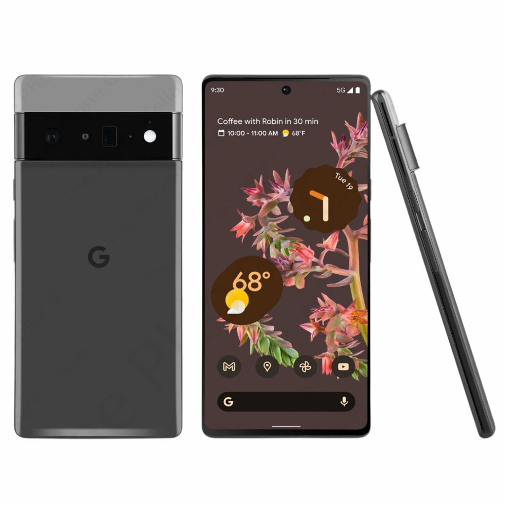 Google Pixel 6 Pro, 256GB, 12GB RAM, Stormy Black - Samazon