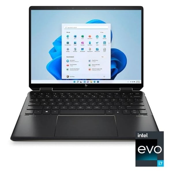 HP Spectre X360 14-ef0013dx 2 in 1 Core i7-1255U 4.7GHz 16GB 1TB SSD Intel Iris Xe Graphics Windows 11 Home 13.5inch 3k2k Touch Black - Samazon