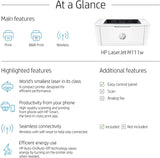 HP LaserJet M111w Wireless Printer, White - Samazon