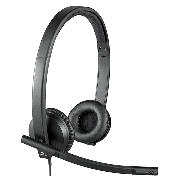 Logitech H570E USB Stereo Headset, Color Black - Samazon