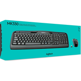 Logitech MK330 Wireless Keyboard And Mouse Combo, Color Black - Samazon