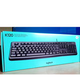 Logitech K120 USB Keyboard Optical, Color Black - Samazon