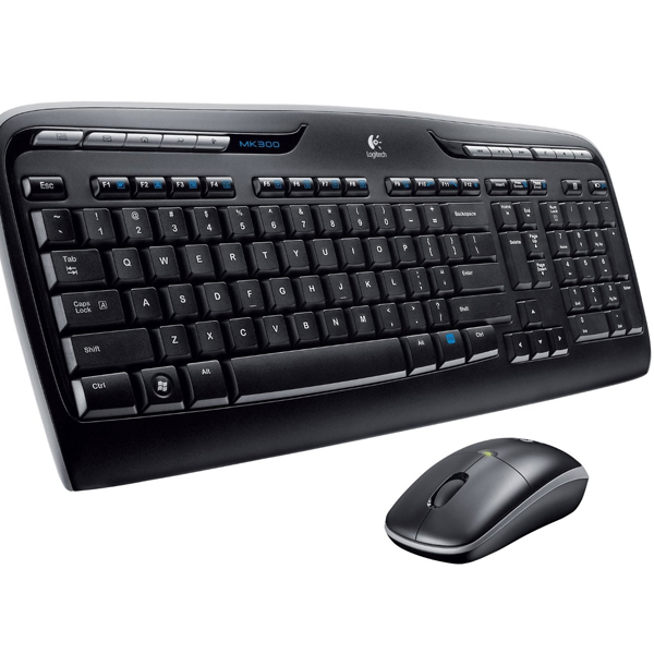 Logitech MK330 Wireless Keyboard And Mouse Combo, Color Black - Samazon