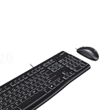 Logitech MK120 Keyboard and Mouse, Color Black - Samazon