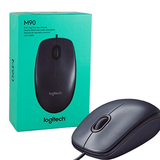 Logitech M90 Wired Mouse USB, Color Black - Samazon
