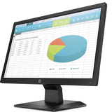 HP P204 19.5" HD+ anti-glare with LED backlight Monitor, Color Black - Samazon