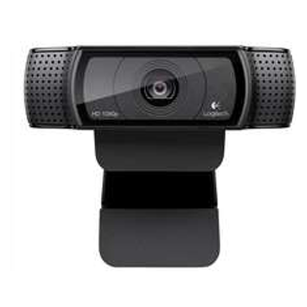 Logitech C920 HD Webcam, Color Black - Samazon
