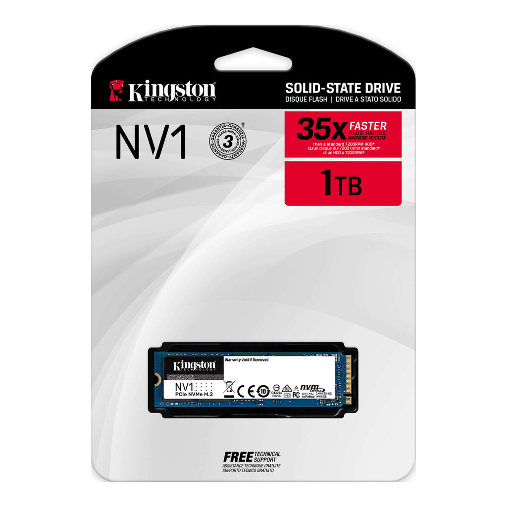 Kingston M.2 NMVe 1TB NVMe SSD  SNVS/1000G - Samazon