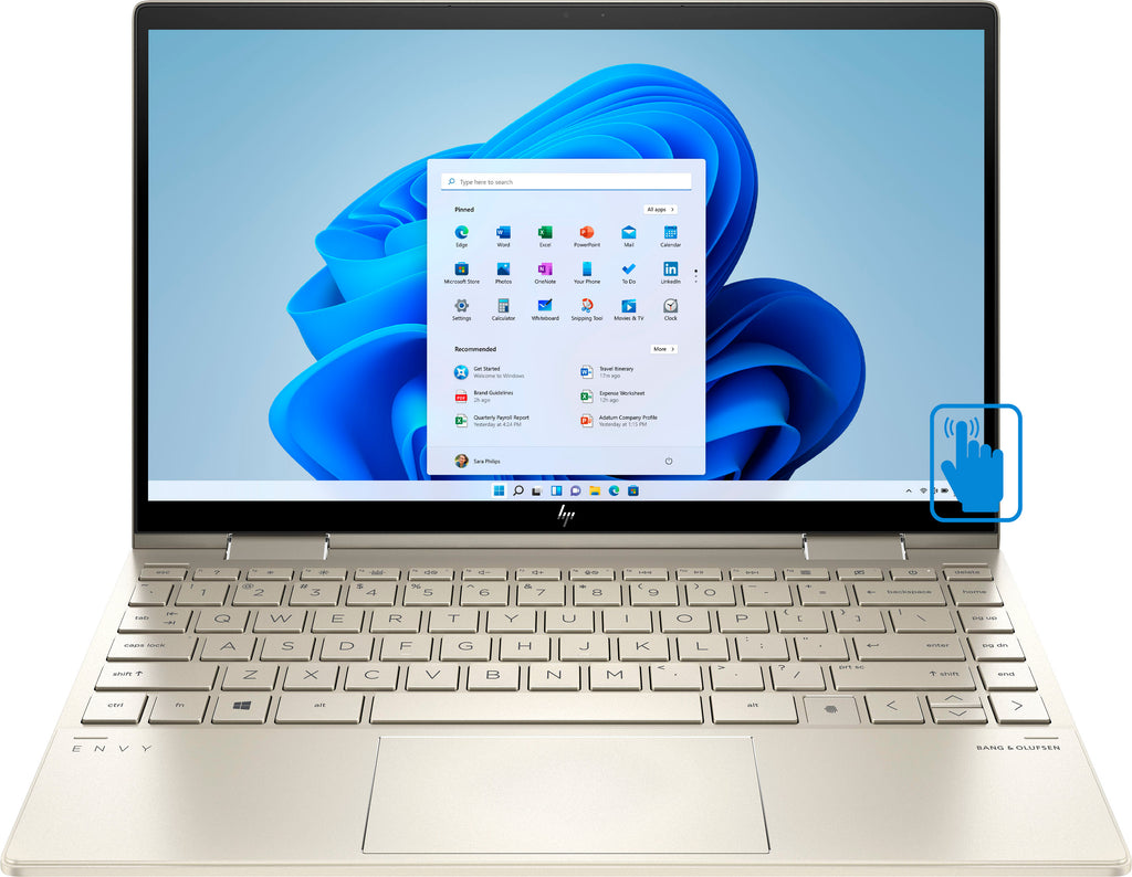 HP ENVY x360 Convert 13-bd0063dx Intel® Core™ i5-1135G7 , 8GB , 256 GB  SSD Intel® Iris® Xᵉ Graphics Windows10 13.3"  FHD (1920 x 1080), Pale Gold - Samazon