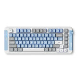 MCHOSE X75 82 Kyes Mechanical Gaming Keyboard Hot Swappable Hyacinth/Ice Cream Switch RGB Type-C/2.4G/bluetooth Tri-mode 75% Layout Gaming Keyboard