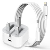 20W USB-C Power Adapter USB-C to Lightning Fast Charging Cable