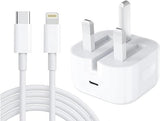 20W USB-C Power Adapter USB-C to Lightning Fast Charging Cable