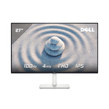 Dell S2725H Monitor, 27" FHD IPS Display, 1920 x 1080 Resolution, 100Hz Refresh Rate, 4ms (Extreme Mode) Response Time, Built-In Speakers, 16.7m |White