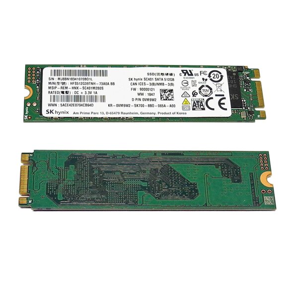 SK Hynix SSD 512GB M.2 2280 PCIe Gen3 x4 PC601 HFS512GD9TNG for Laptop ...
