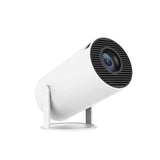 Mini Projector, HY300 Auto Keystone Correction Portable Projector with 2.4/5G WiFi, BT 5.0, 130 Inch Screen, 180 Degree Flip, Round Design, Home Video Projector with hd