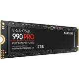 SAMSUNG 990 Pro 2 TB NVMe M.2 Internal SSD, PCIe Gen 4.0 x4, NVMe 2.0 Interface, 7450 MB/s Sequential Read Speed, 6900 MB/s Black| | MZ-V9P2T0BW