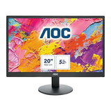AOC 19.5" LED Monitor Black E2070SWN