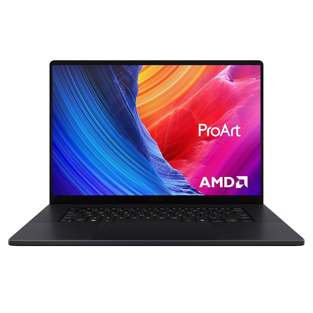 ASUS ProArt P16 OLED AMD Ryzen AI 9 HX370 64GB RAM 2TB SSD NVIDIA GeForce RTX 4070 8GB 16 Inch 4K OLED Touch Screen Win11 Copilot Key Nano Black