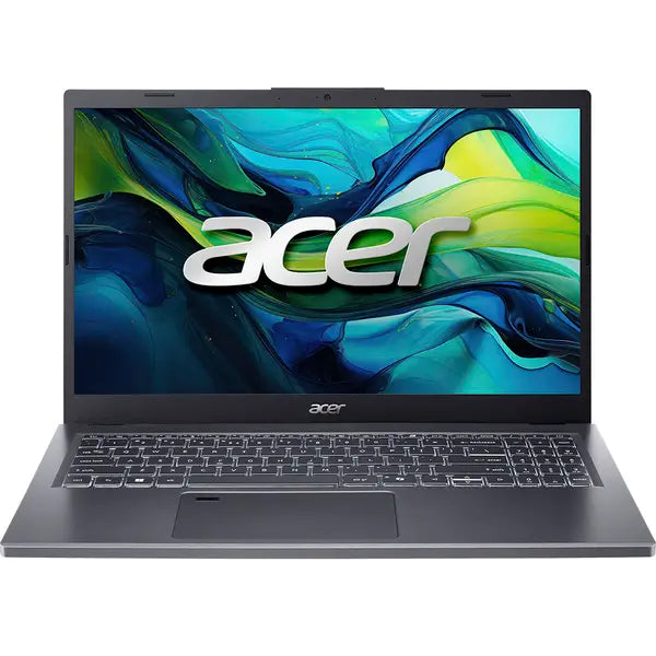 Acer Aspire A15 Laptop Intel Core i9-13900H 16GB RAM 1TB SSD Intel Iris XE Graphics 15.6" FHD Display Backlit KB Finger Print Eng/Arabic Win11 Home Steel Gray 