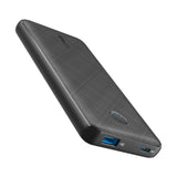 Anker Power Bank 10000 mah 15W A1229H15 Slim Ultra Compact Design Black