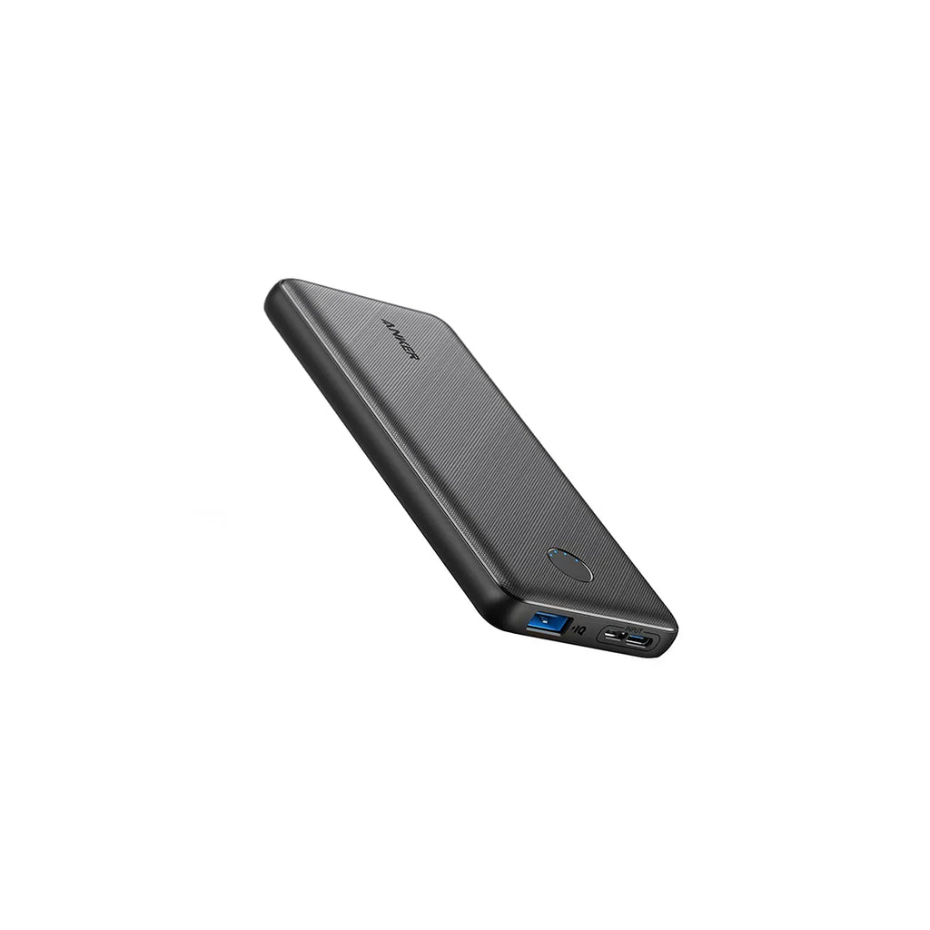 Anker Power Bank 10000 mah 15W A1229H15 Slim Ultra Compact Design Black