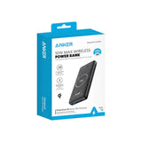 Anker Power Core III Sense 10K Wireless Power Bank 10000mAh Portable Charger 10W Qi Wireless Charging 18W USB-C USB-A Output Black