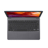 Asus VivoBook E12 Ultrabook 11.6 inch HD Display , Intel Celeron 4GB Ram 128GB eMMC Storage Windows 11, Star Gray