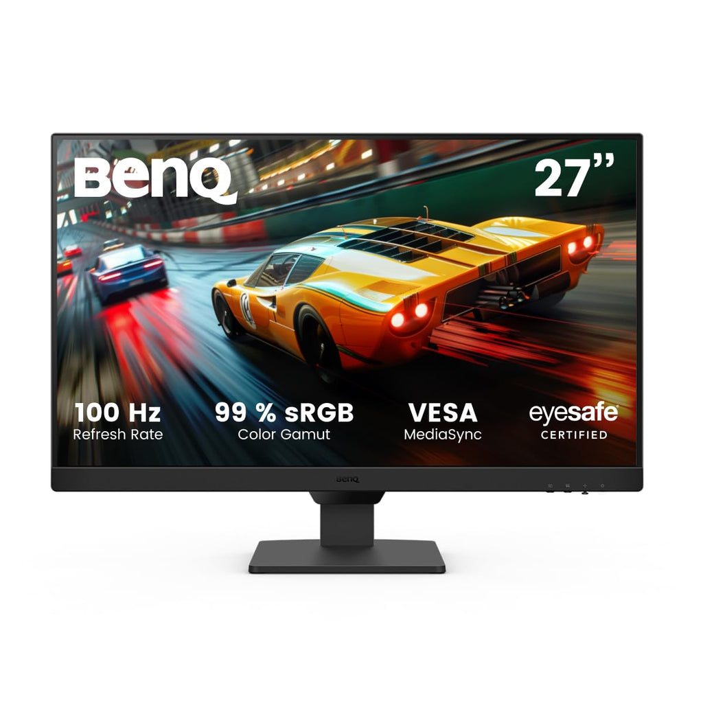 BenQ GW2790 100Hz Monitor 27" FHD 1920x1080p IPS Eye-Care Tech Low Blue Light Anti-Glare Built-in Speakers DisplayPort HDMI Black