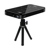 Borrego Portable Mini Smart Projector with 4K ULTRA HD high Beamer Home Cinema LED Video Projector P09 Black