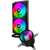 Redragon CCW-3011 aRGB Liquid CPU Cooler, 240mm Radiator, 2x 120mm Fans with PWM Control,1800RPM Fan Speed| Black